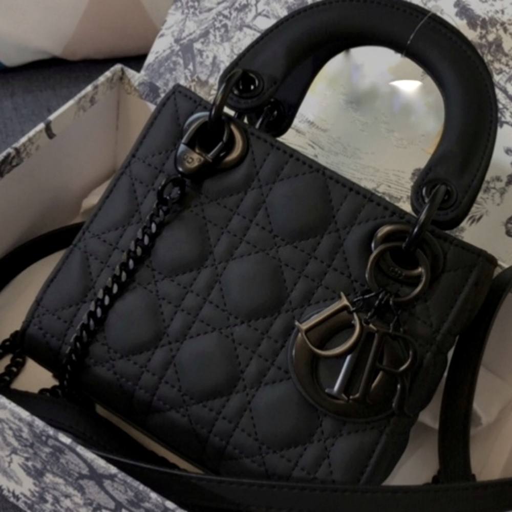 Small Black Matte Bag